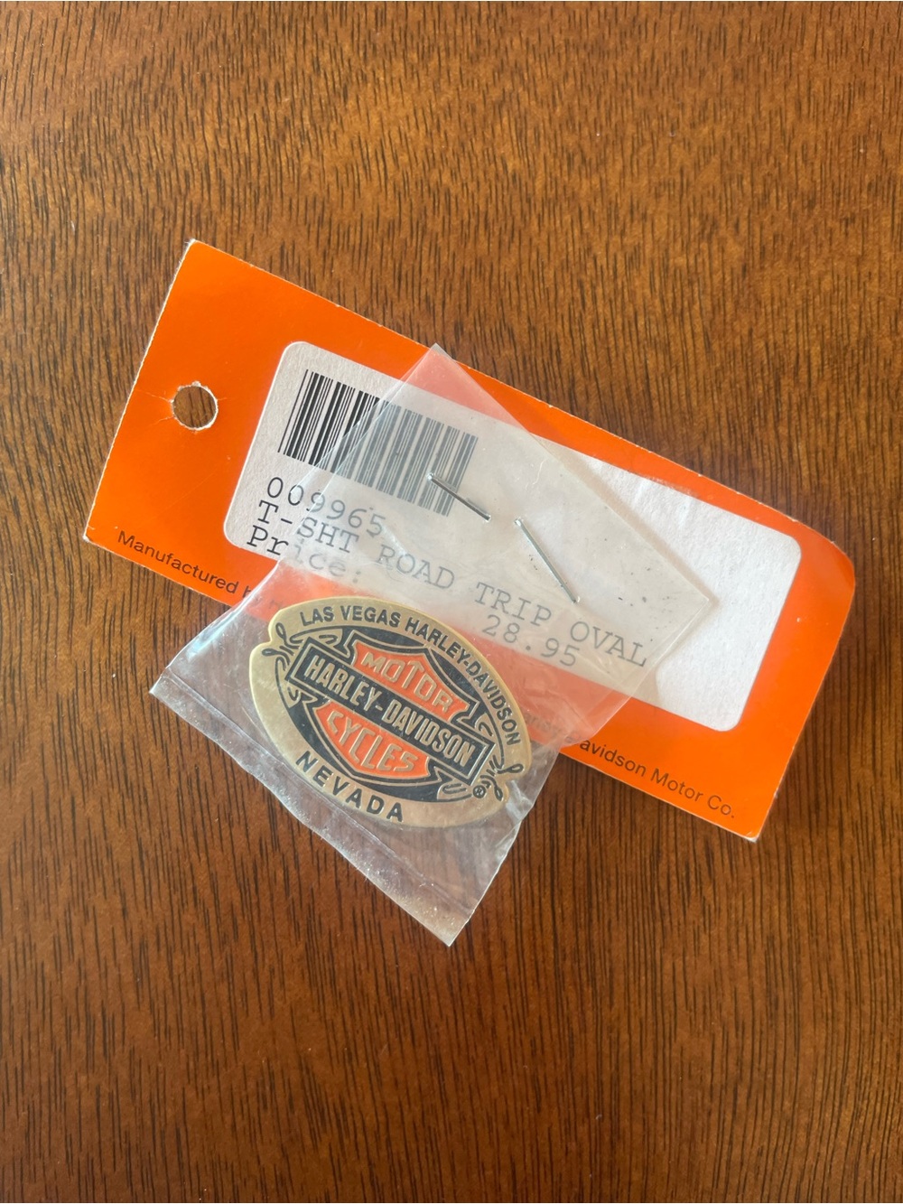 Harley-Davidson Las Vegas Nevada Road Trip Oval Shield Pin NWT